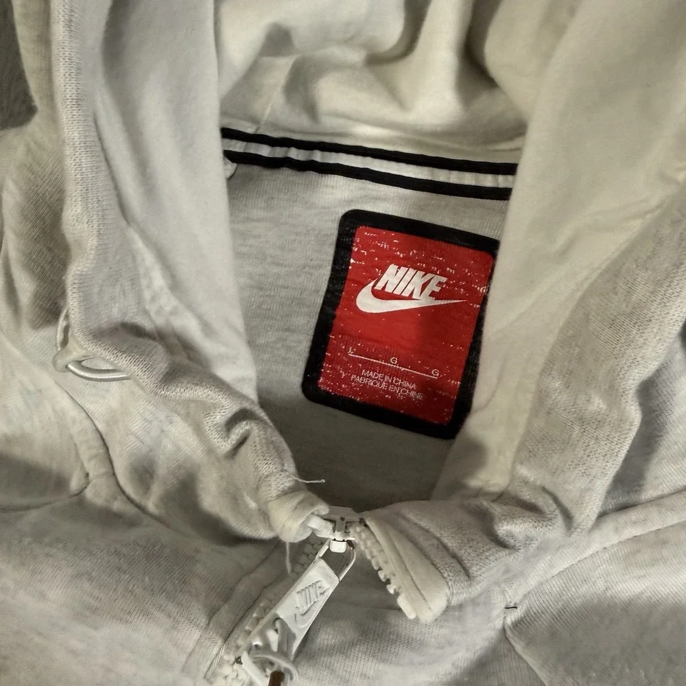 Nike‎ Tech Fleece Hoody Womens Large Grey Heather Full Zip Hoodie Sweatshirt